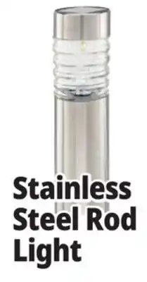Ocean State Job Lot Solar Stainless Steel Path Light 15 offer