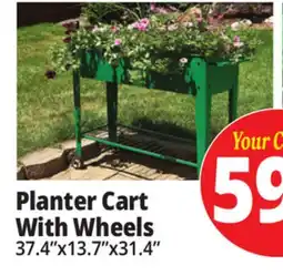 Ocean State Job Lot Mobil Garden Planter Cart offer