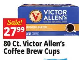 Ocean State Job Lot Victor Allen's French Dark Roast Coffee Cups 80 Count offer