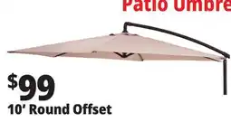 Ocean State Job Lot 10' Offset Patio Umbrella offer
