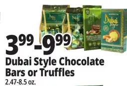 Ocean State Job Lot Dubai Style Chocolate Bars or Truffles offer