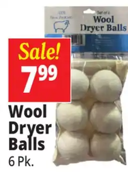 Ocean State Job Lot Wool Dryer Balls offer
