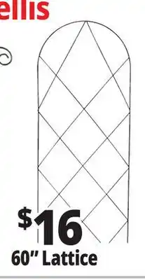 Ocean State Job Lot Panacea Lattice Garden Trellis 60 offer