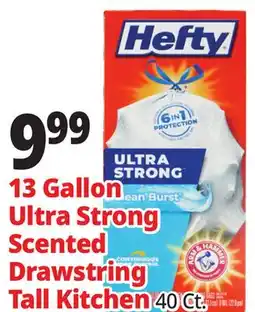 Ocean State Job Lot 13 Gallon Ultra Strong Scented Drawstring Tall Kitchen offer