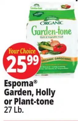 Ocean State Job Lot Espoma Garden, Holly or Plant-tone offer