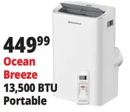 Ocean State Job Lot Ocean Breeze 13 500 BTU Portable Air Conditioner offer
