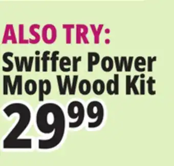 Ocean State Job Lot Swiffer Power Mop for Wood Floor Cleaning Kit 6 Piece offer