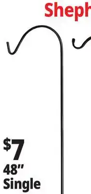 Ocean State Job Lot 48 Single Shepherd Hook offer