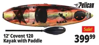 Ocean State Job Lot Pelican Covert Angler Kayak w/ Paddle offer