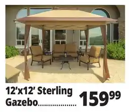 Ocean State Job Lot Sterling 12' x 12' Instant Pop-Up Gazebo offer