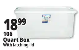 Ocean State Job Lot Sterilite Latch Top Storage Box 106 Qt offer