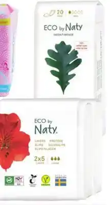 Ocean State Job Lot Eco by Naty Pads Super absorbent, 10 Ct. Or Liners Large absorbent, 10 Ct offer