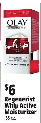 Ocean State Job Lot Olay Regenerist Whip Active Moisturizer offer
