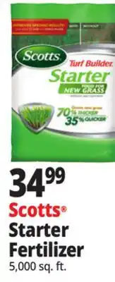Ocean State Job Lot Scotts Turf Builder Starter Food for New Grass 5 000 sq ft offer