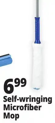 Ocean State Job Lot Gleam Self-Wringing Microfiber Mop offer