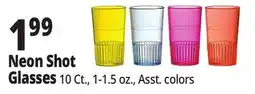 Ocean State Job Lot Neon Shot Glasses offer
