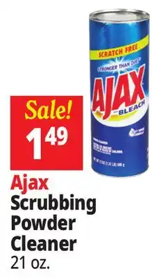 Ocean State Job Lot Ajax with Bleach Powder Cleanser 21 oz offer