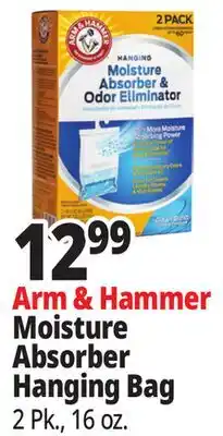 Ocean State Job Lot Arm & Hammer Moisture Absorber Hanging Bag offer
