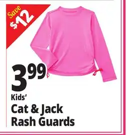 Ocean State Job Lot Kids' Cat & Jack Rash Guards offer