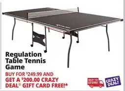 Ocean State Job Lot Redline Regulation Table Tennis Game offer