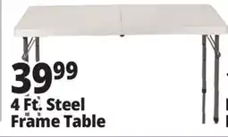 Ocean State Job Lot 4 Ft. Steel Frame Table offer