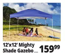 Ocean State Job Lot Mighty Shade 12' x 12' One-Touch Pop-Up Gazebo offer