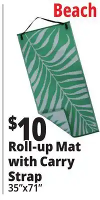 Ocean State Job Lot Roll-up Mat with Carry Strap offer
