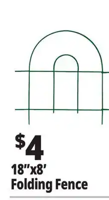 Ocean State Job Lot 18x8' Folding Fence offer