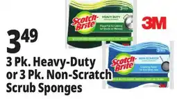 Ocean State Job Lot Scotch-Brite Heavy-Duty Scrub Sponges 3 Count offer