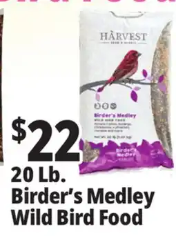 Ocean State Job Lot Harvest Birder's Medley Wild Bird Food 20 lbs offer