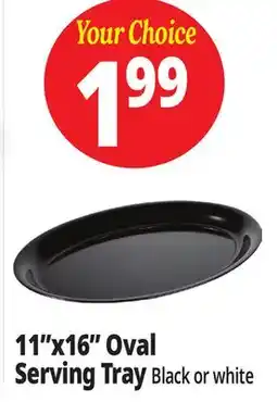 Ocean State Job Lot 11x16 Oval Serving Tray offer