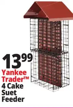 Ocean State Job Lot Yankee Trader 4 Cake Suet Feeder offer