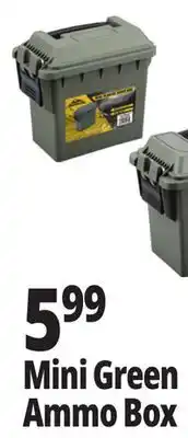 Ocean State Job Lot Mini Green Ammo Box offer