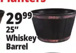 Ocean State Job Lot Whiskey Barrel Resin Planter 24.6 offer