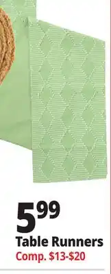 Ocean State Job Lot Table Runners offer