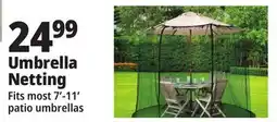 Ocean State Job Lot Outdoor Living Accents Universal Umbrella Netting 10' offer