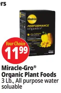 Ocean State Job Lot Miracle-Gro Organic Plant Foods offer
