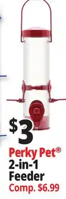 Ocean State Job Lot Perky Pet 2-in-1 Feeder offer