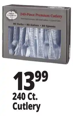 Ocean State Job Lot Smith & Callahan 240-Piece Premium Cutlery Clear offer