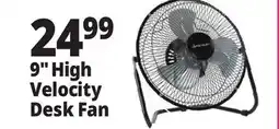 Ocean State Job Lot 9 High Velocity Desk Fan offer
