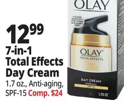 Ocean State Job Lot Olay Total Effects 7-In-1 Day Cream 1.7 oz offer