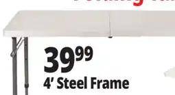 Ocean State Job Lot 4' Steel Frame offer