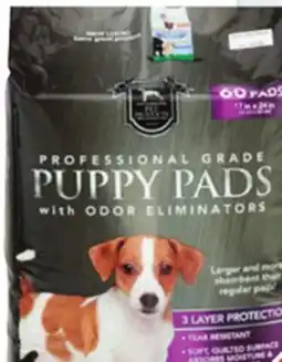 Ocean State Job Lot Huntington Pet Products Professional Grade 17x24 Puppy Pads with Odor Eliminators 60 Count offer