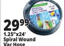 Ocean State Job Lot SwimWorks Spiral Wound Pool Vacuum Hose 1.25 x 25' offer