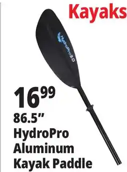 Ocean State Job Lot 86.5 HydroPro Aluminum Kayak Paddle offer