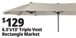 Ocean State Job Lot 6.5'x13' Triple Vent Rectangle Market offer