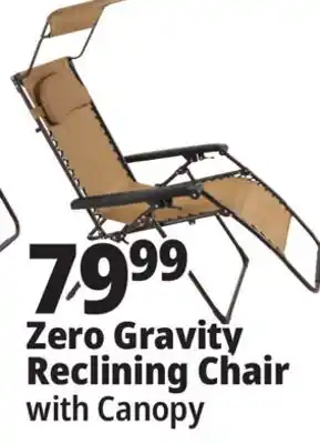 Ocean State Job Lot Zero Gravity Reclining Chair offer