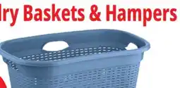 Ocean State Job Lot Rectangular Braided Weave Laundry Basket offer