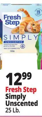 Ocean State Job Lot Fresh Step Simply Unscented Cat Litter offer