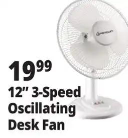 Ocean State Job Lot Penguin Oscillating Desk Fan 12 offer